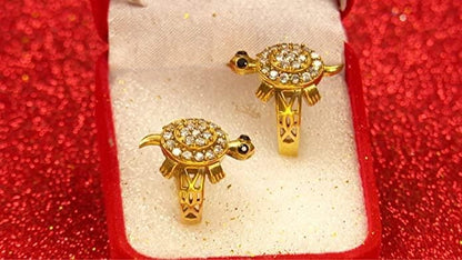 Zircon Turtle Panchdhatu Ring BUY 1 GET 1 FREE 🔥