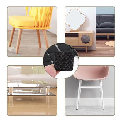 Rubber Feet Pads 30Pcs Black Non-Slip Self Adhesive Floor Protectors Furniture Sofa�