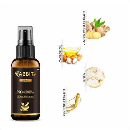 Rabbit Blood Herbal Hair Oil