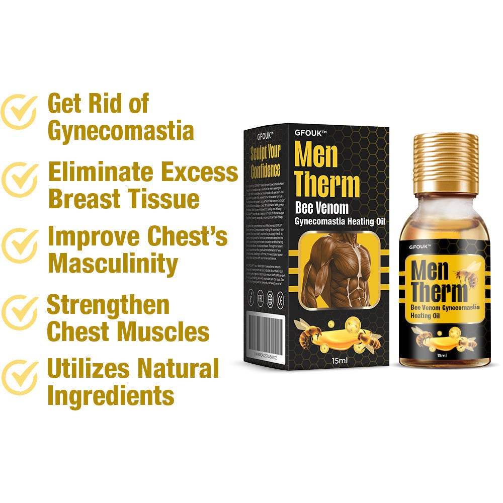 Bee Venom Gynecomastia Heating Oil