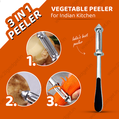 Deluxe Stainless Veggie Peeler